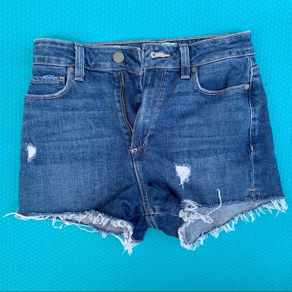 Paige Denim High Waisted Shorts size 26